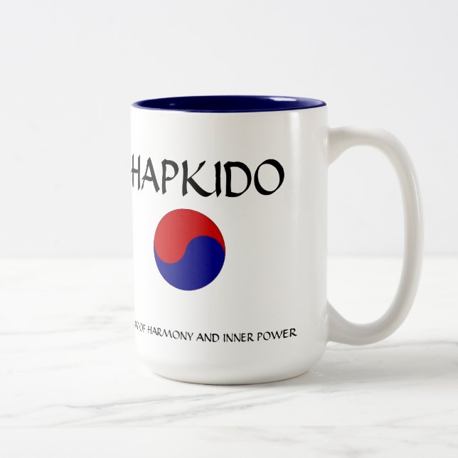 Hapkido Tasse Två-Tonad Mugg (Höger)