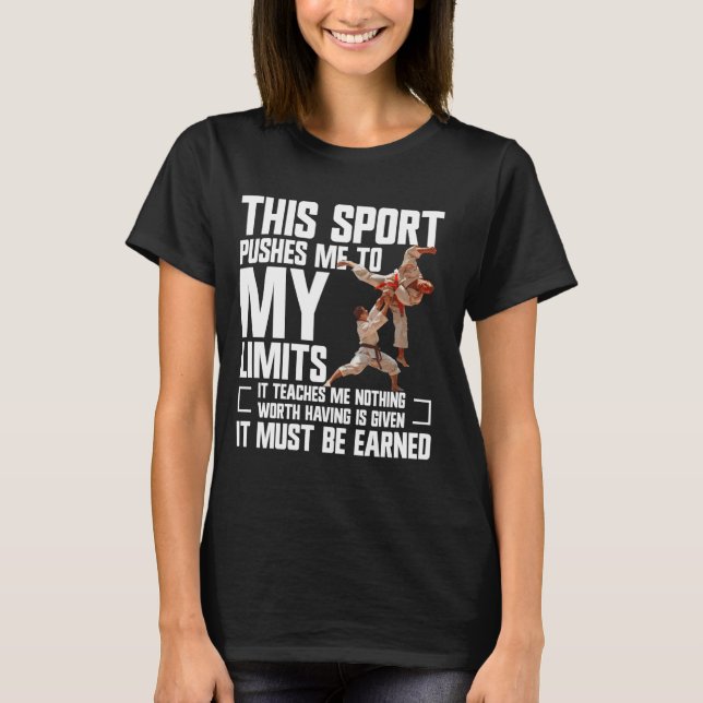 Hapkido Training Koreansk martialkonstinstruktör H T Shirt (Framsida)