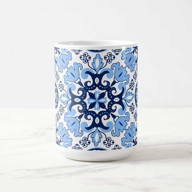 💙 Häpnadsväckande blå Azulejos Kaffemugg (Center)