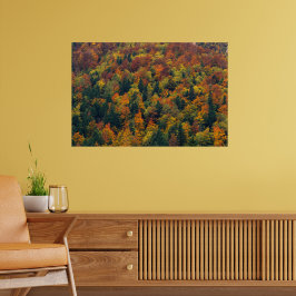 Häpnadsväckande höstskog poster