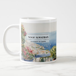 Häpnadsväckande Kappri kustlinje kaffekopp Jumbo Mugg
