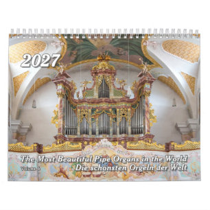 Häpnadsväckande piporglar – 2027 års orgelkalender kalender
