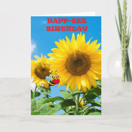 Happ-Bee Birthday Kort