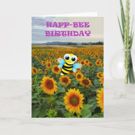 Happ-Bee Födelsedag Kort