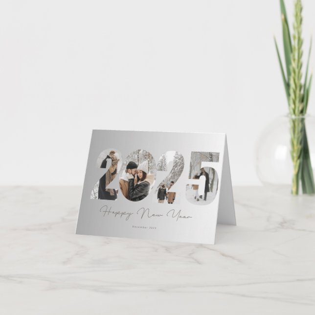 happ new year card 2025 kort (Framsida)