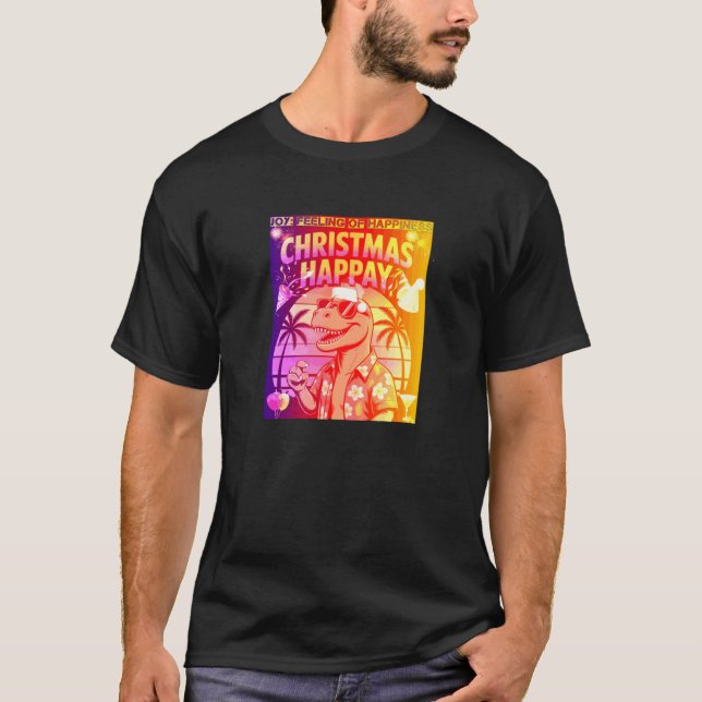 happay Christmas Joy: The feeling of happiness T Shirt (Framsida)