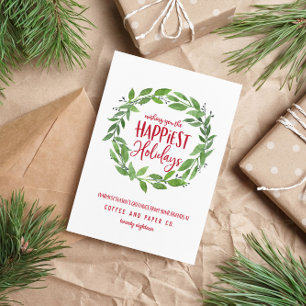Happest helgdagars business christmas julkort