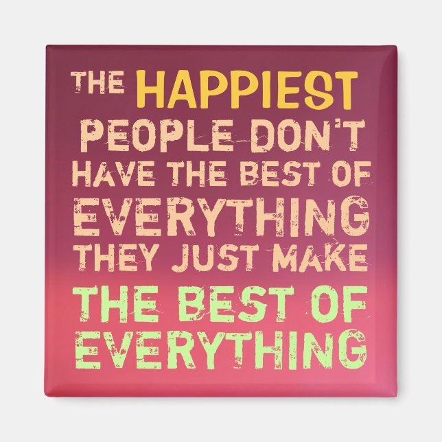 Happest People ~ Magnet Truism (Framsidan)