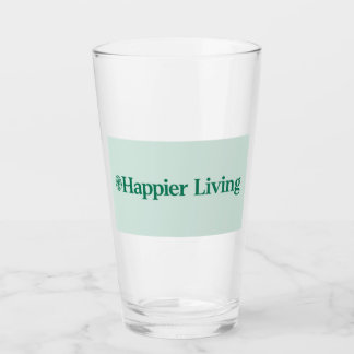 HAPPIER LEVANDE dricksglas Glaskopp