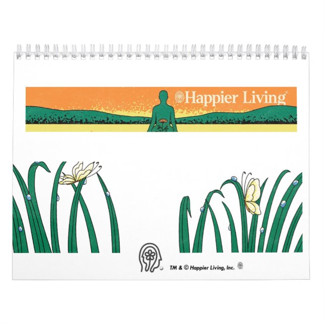 Happier Living Logotyp Calendar Kalender (Omslag)