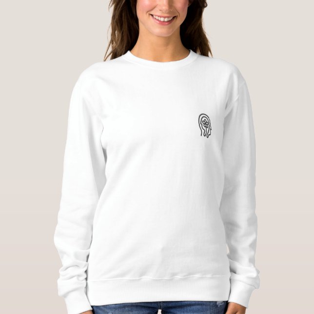 Happier Living Logotyp Långärmad Shirt T (Framsida)