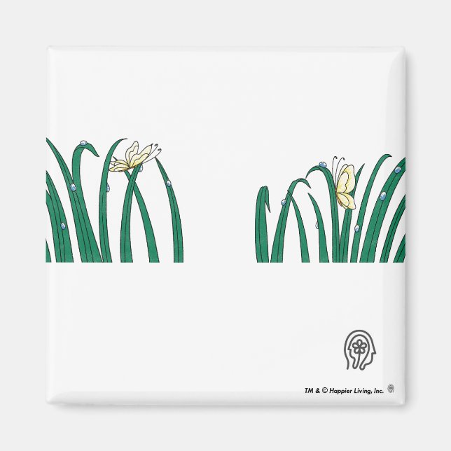 Happier Living Logotyp Magnet (Framsidan)