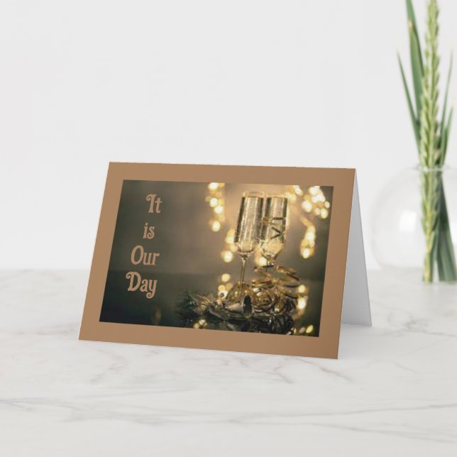 "HAPPIEST"-ÅRSDAGEN NÅGONSIN (FÖR USA) KORT (Framsida)