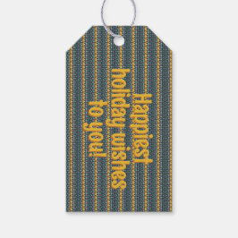 Happiest Helgdag Gift-Märkre Presentetikett