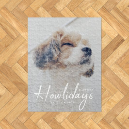 Happiest Howlidays | Minimal fotojul i Hund Pussel