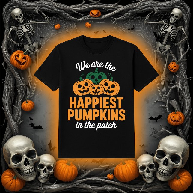 Happiest Pumpkins in the Patch Halloween T Shirt (Skapare uppladdad)