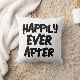 HAPPILTIGT NÅGONSIN EFTER BRÖLLOP GIFT PILLOW KUDDE