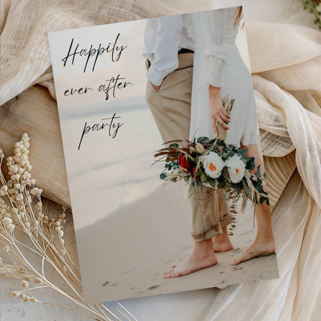 Happily Ever After Party Wedding Celebration Party Inbjudningar (Skapare uppladdad)