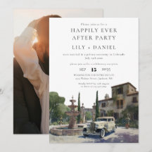Happily Ever After Photo Old Money Estate Wedding