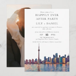 Happily Ever After Photo Toronto Wedding Inbjudningar