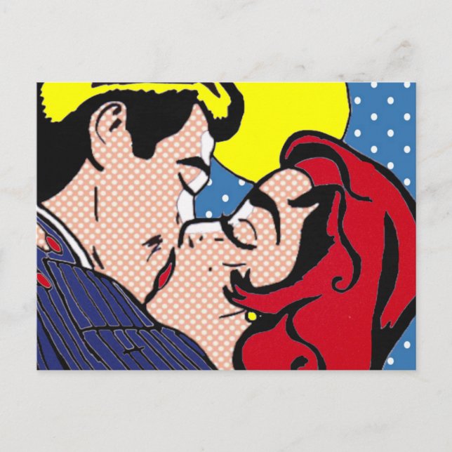 Happily Ever After Pop Art Postkort Vykort (Framsida)