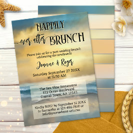 Happily Ever After Wedding Beach Brunch Inbjudningar