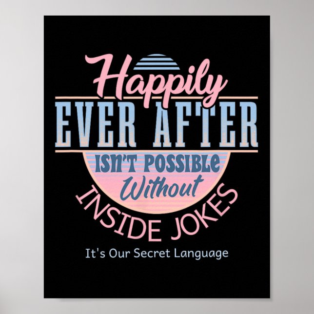 Happily Ever After With Inside Jokes Unusual Valen Poster (Framsidan)