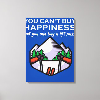 Happiness buy lift pass_ canvastryck