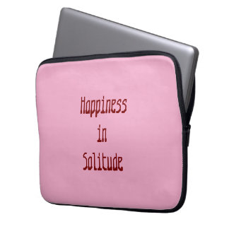 Happiness in Solitude Electronics Bag Laptop Fodral