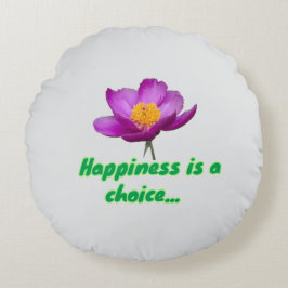 Happiness is  rund kudde