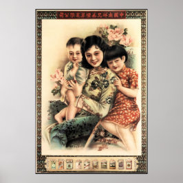 HAPPINESS Mor Child China Advertistrero Poster