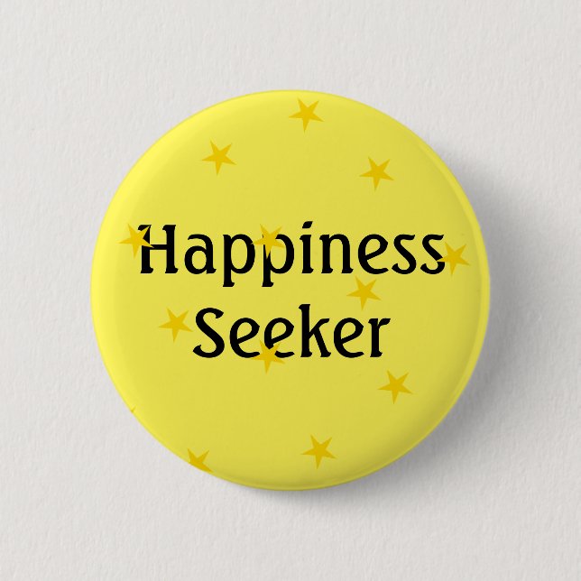 Happiness Seeker-Gult Knapp (Framsida)