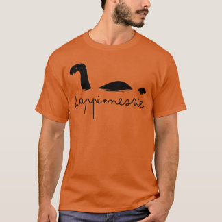 HappiNessie Loch Ness-odjuret Söt Kvinnlig Tecknad T Shirt