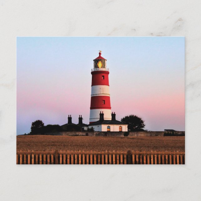Happisburgh fyr som lyser vykort (Framsida)