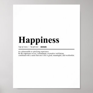 Happity Definition Inspirationsoffert Poster