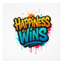 Happity Wins Graffiti Design