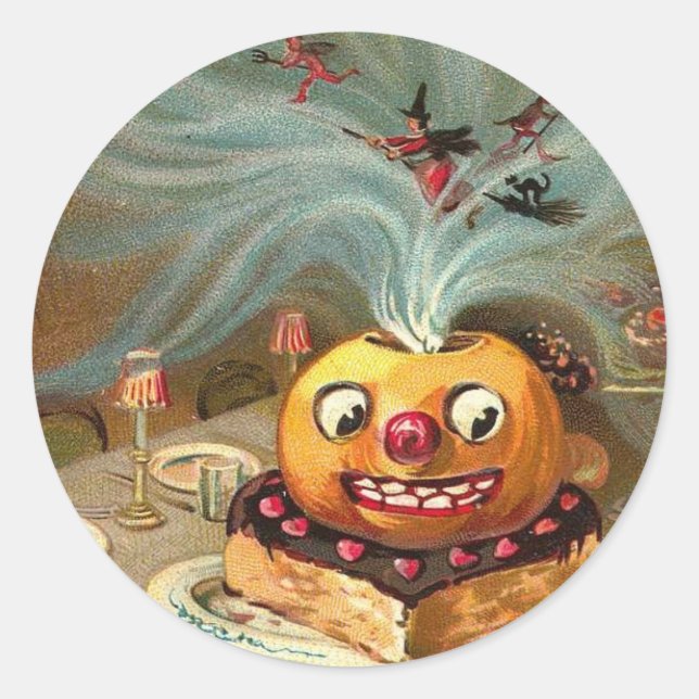 Happwe'en Runt Klistermärke (Framsida)