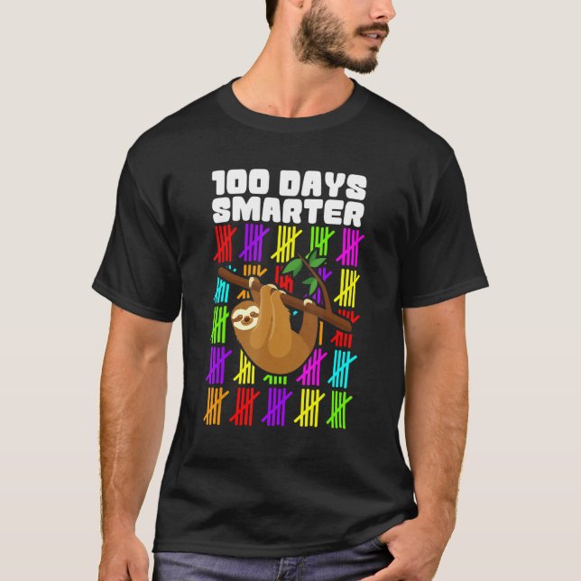 Happy 100 Days Smarter Shirts, 100th Day Of School T Shirt (Framsida)