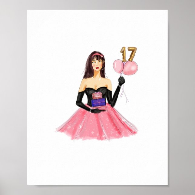 Happy 17th birthday  poster (Framsidan)