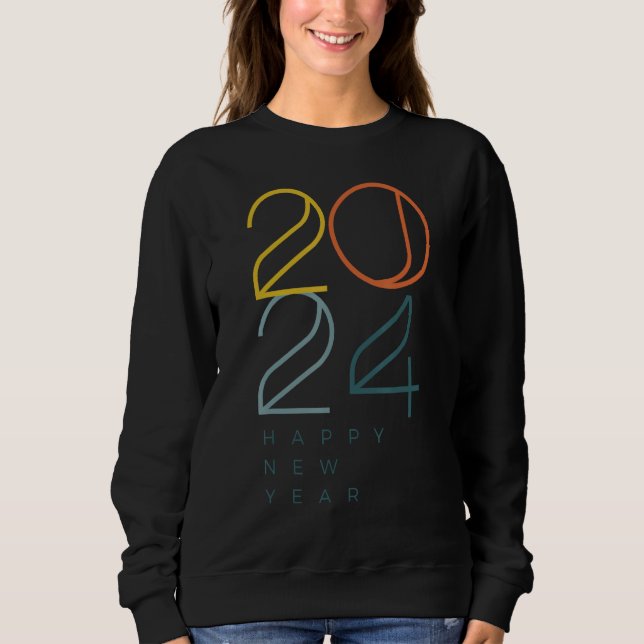 Happy 2024 New Years Eve Party Supplies 2024 Happy T Shirt (Framsida)