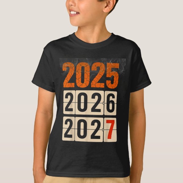 Happy 2026 2027 New Year Funny 67 Meme Six Seven M T Shirt (Framsida)