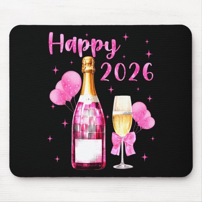 Happy 2026 Cheers To A New Year 2026 Champagne Coq Musmatta (Framsidan)