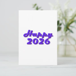 Happy 2026 inbjudningar