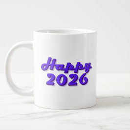 Happy 2026 jumbo mugg