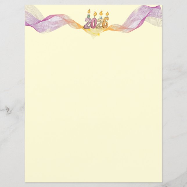 Happy 2026 New Year Paper (Framsida)