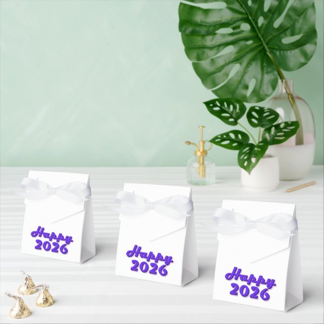 Happy 2026 presentaskar (Multipel)