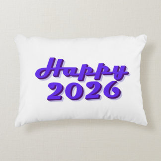 Happy 2026 prydnadskudde