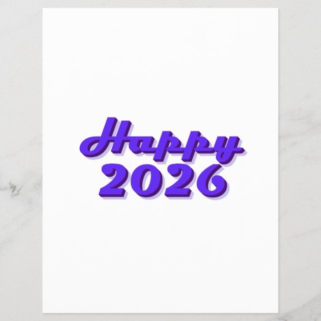Happy 2026 reklamblad (Framsidan)