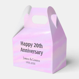 Happy 20th anniversary pink purple pastel name bol presentaskar