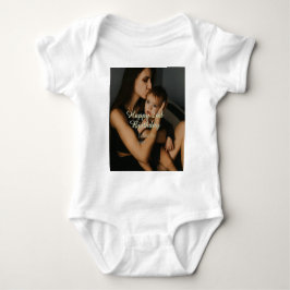 Happy 2nd birthday kids baby mother yellow gray na t shirt